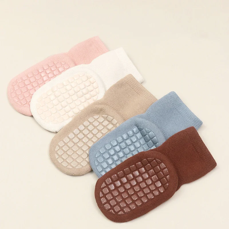 Lawadka calcetines antideslizantes de rizo para niños suaves - imagen 2