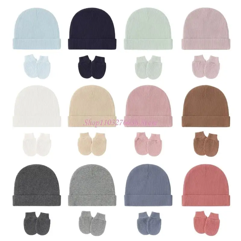 Conjunto gorro y manoplas de invierno para bebé
