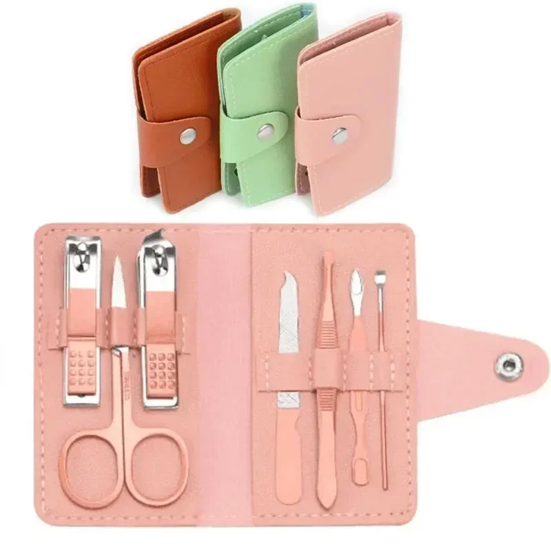 Set cortaúñas bebé con tijeras y pinzas en estuche acolchado - imagen 4