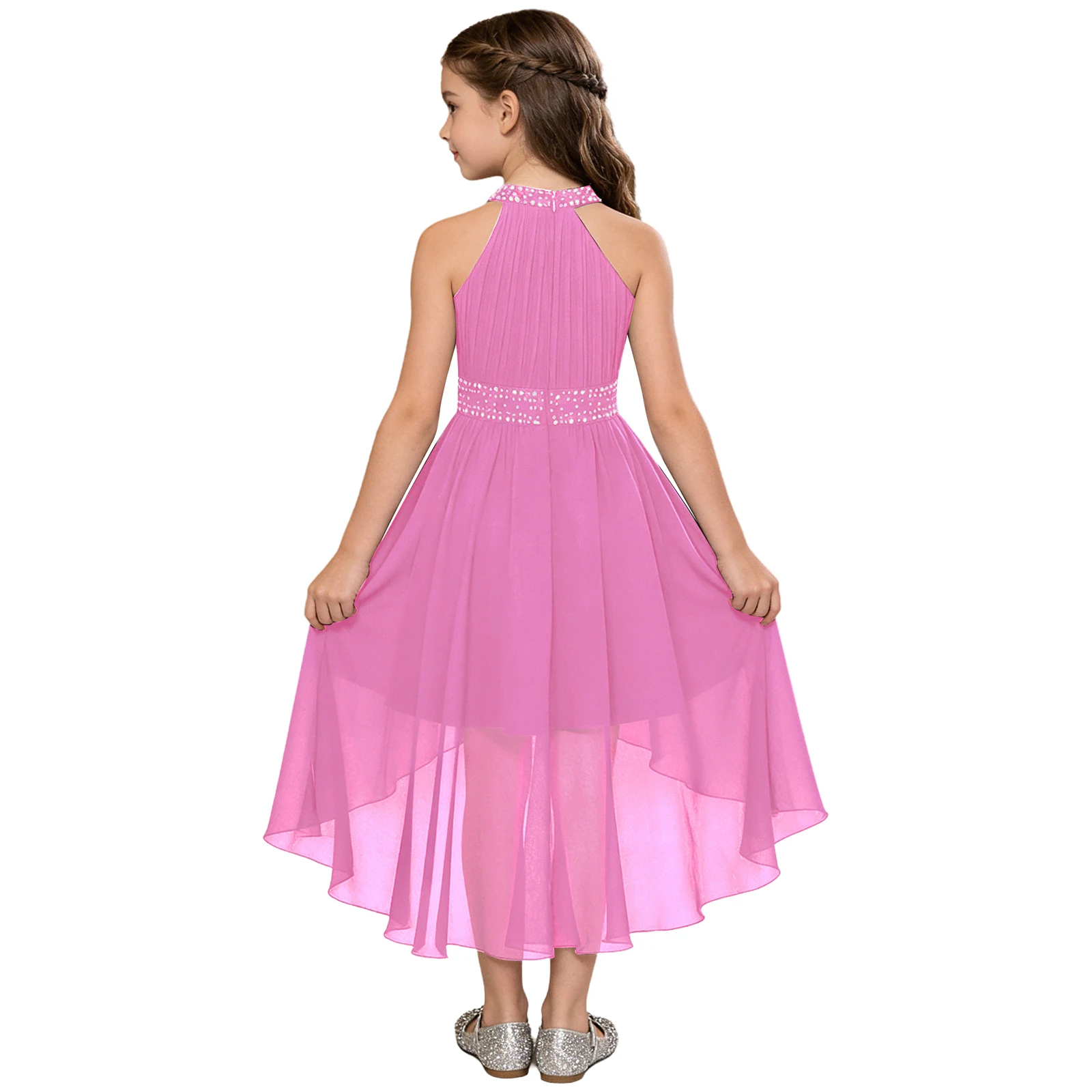 Vista del vestido para eventos formales