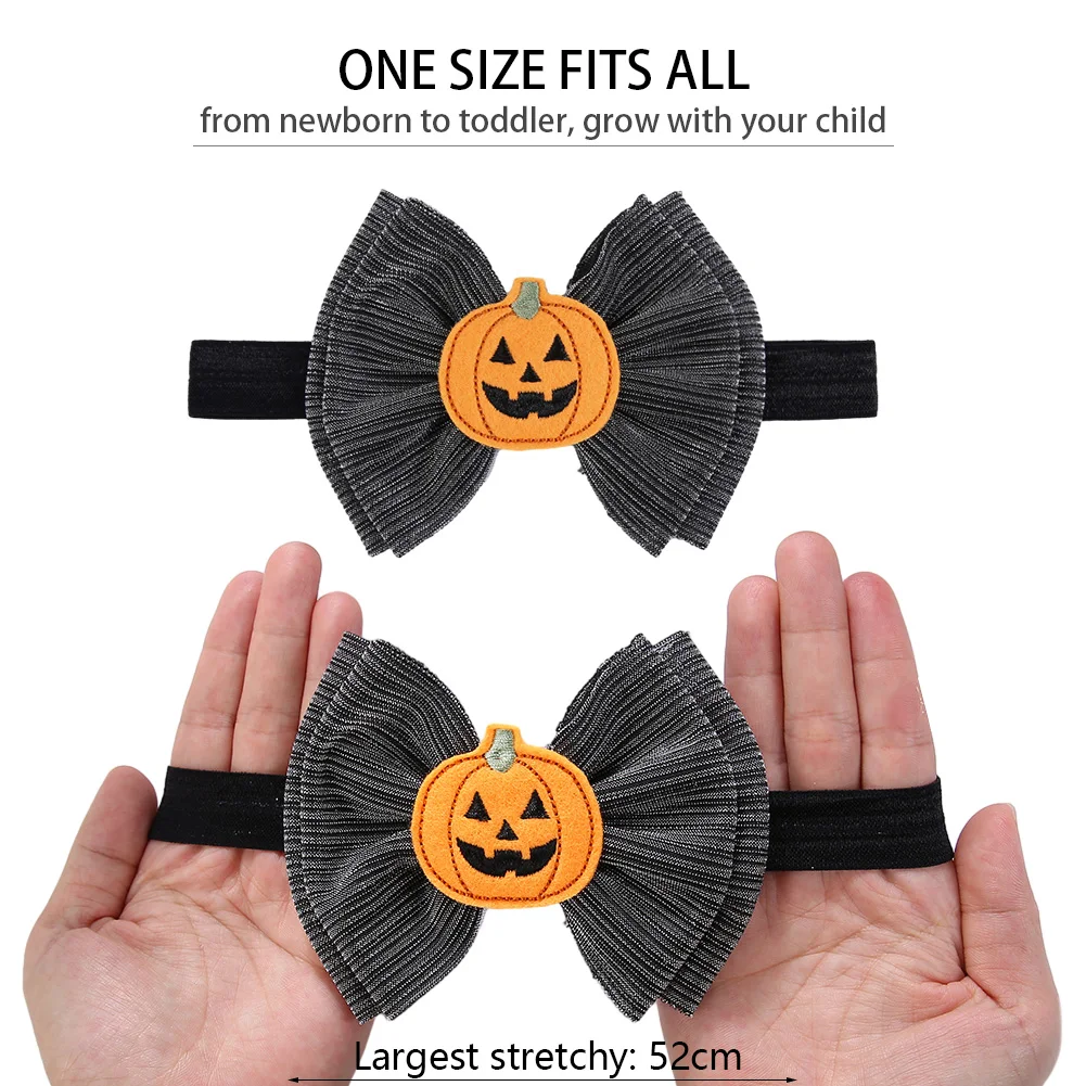 Calcetines antideslizantes para niña de Halloween con lazo elástico - imagen 4