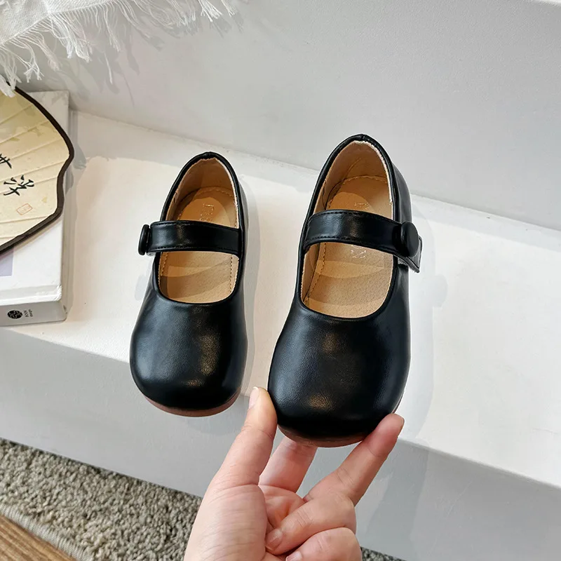 Zapatos Mary Jane de cuero suave para niña – punta redonda otoño - imagen 4