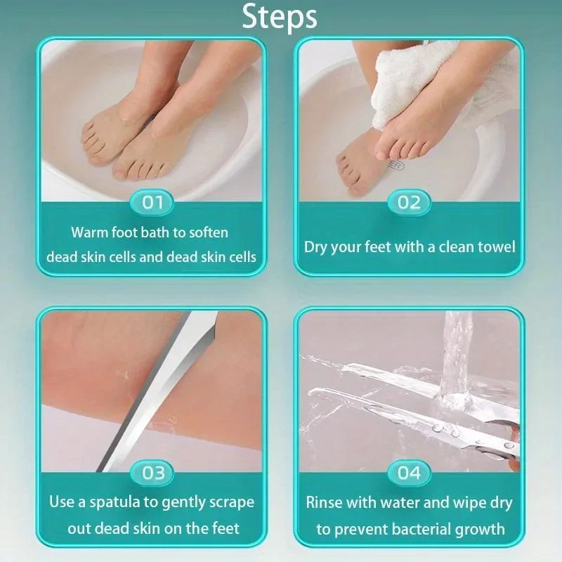 Aplicación sobre piel de los pies
