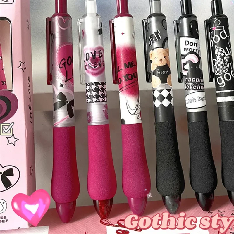 Bolígrafos scolares kawaii de gel con esponja – Pack retro - imagen 5