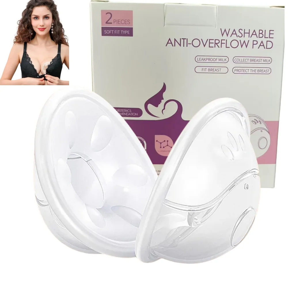Taza recolectora de leche materna portátil, silicona sin BPA