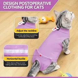 Traje de recuperación elástico ajustable anti-lamido lavable suave
