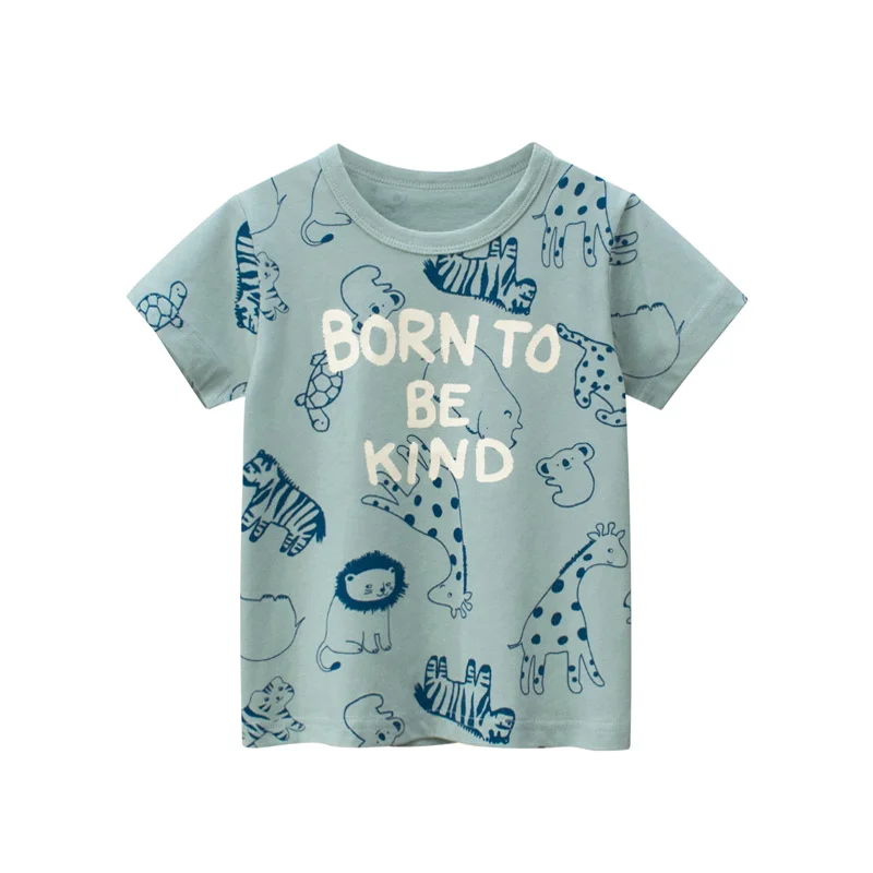 Camiseta de manga corta para niño estilo coreano infantil de verano - imagen 4