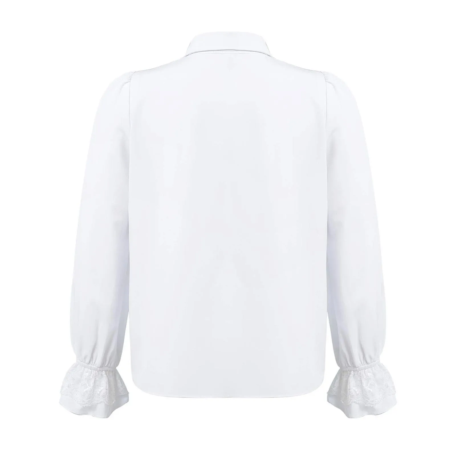 Camisa con volantes vintage para niño estilo victoriano de fiesta - imagen 4