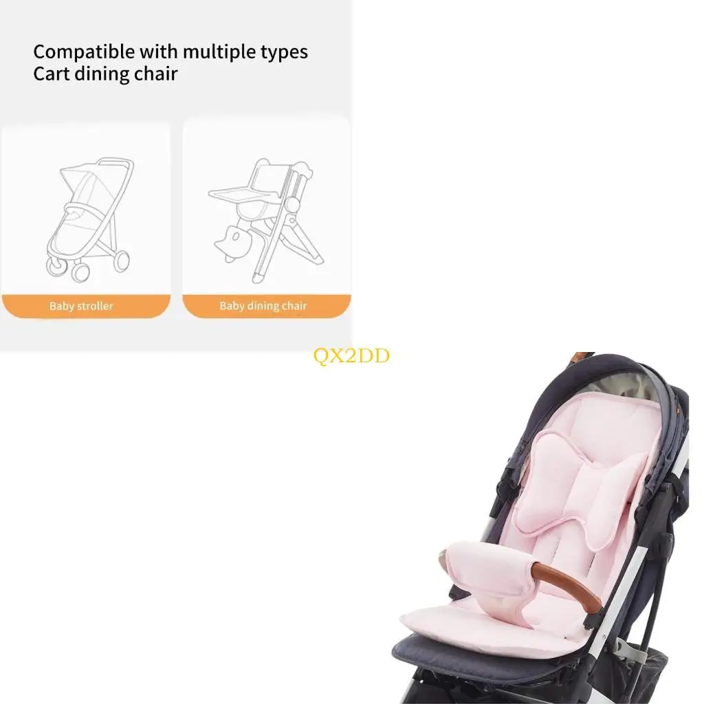 QX2D cojín para silla de coche infantil transpirable y cómodo