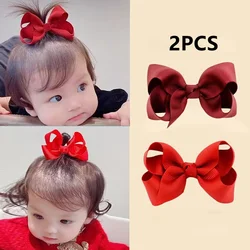 Pinzas para el pelo bebé con lazos estilo caramelo y New Kid
