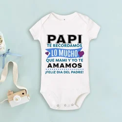 Body de bebé Día del Padre Igual que papá diseño tierno para diario