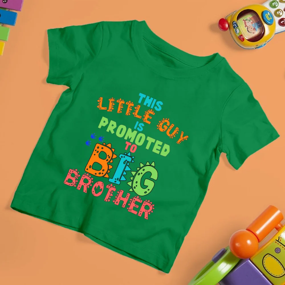 Camiseta estampada hermano mayor de manga corta para niños - imagen 3