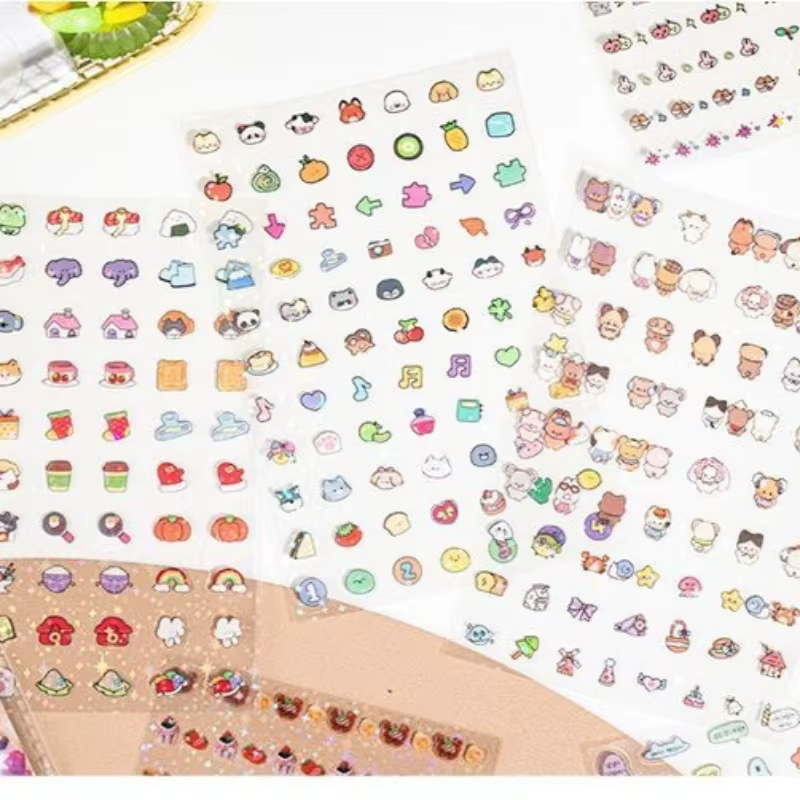 Pegatinas vintage de PET para álbumes y papelería creativa - imagen 3