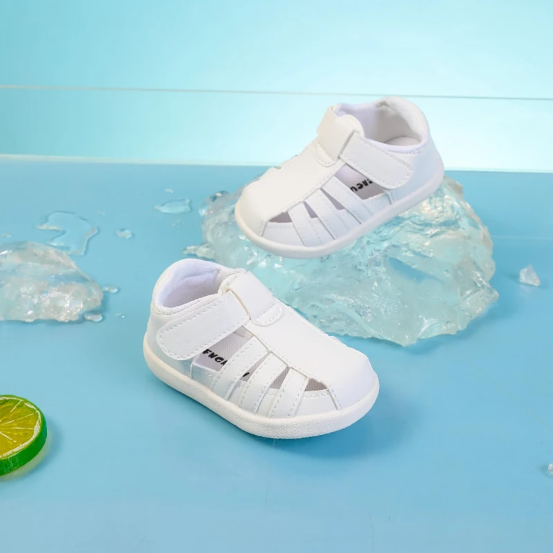 Sandalias infantiles antideslizantes transpirable con suela blanda - imagen 3