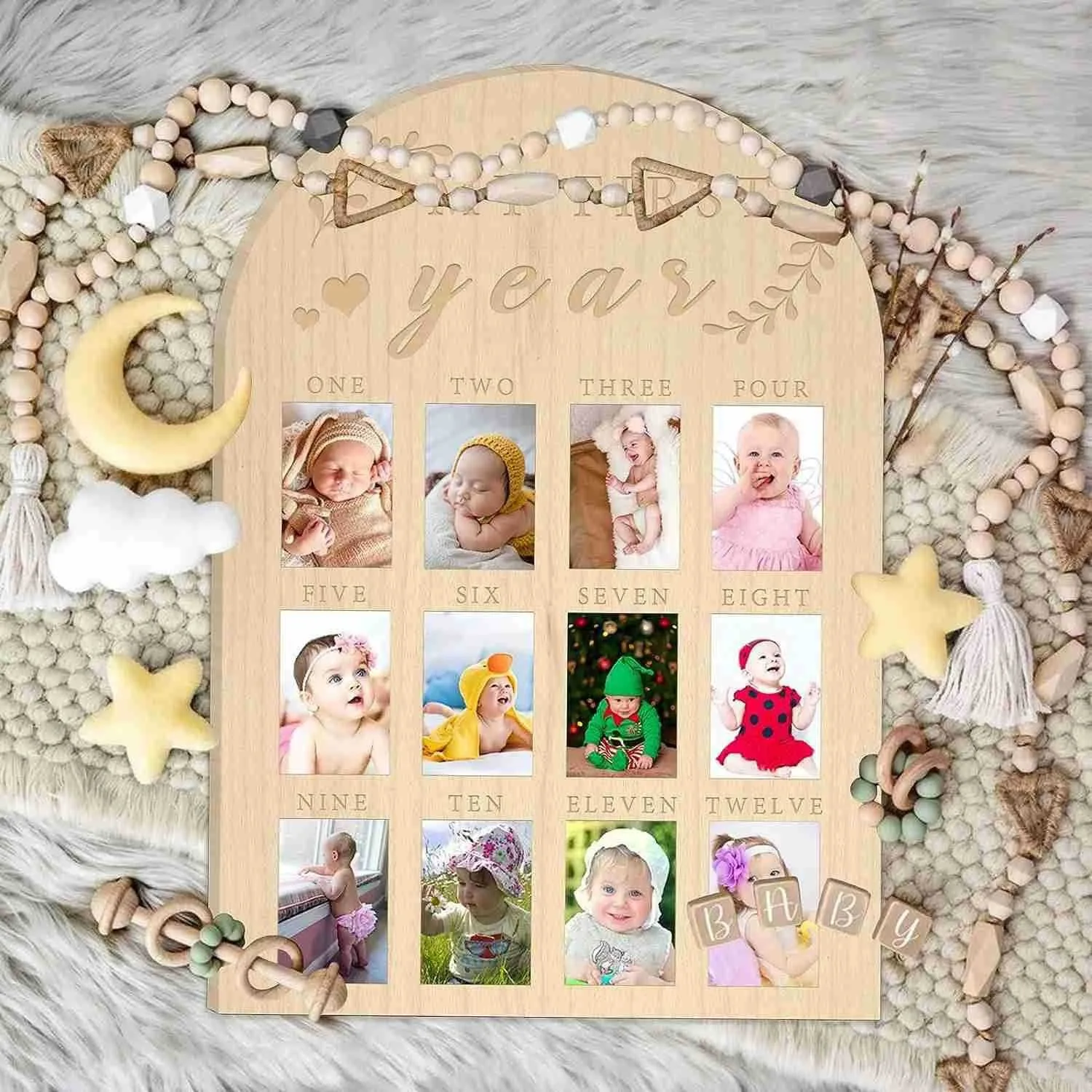Tableros decorados con elementos florales suaves