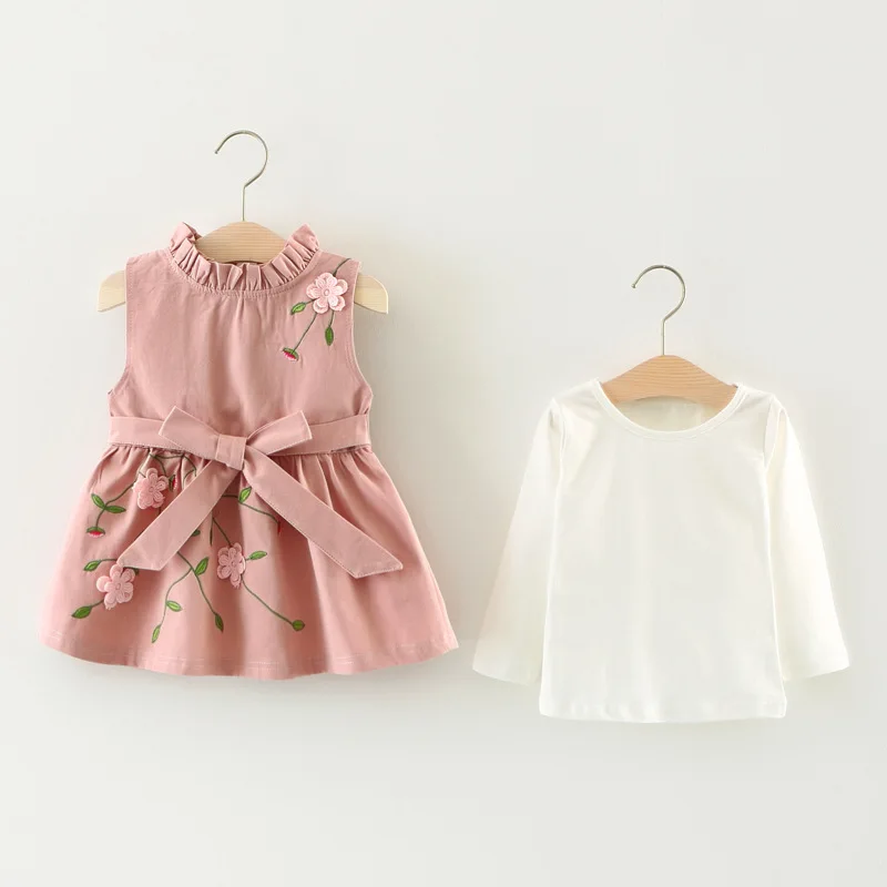 Vestido princesse avec fleurs pour fillette – Ceremonie et bapteme elegante - imagen 4