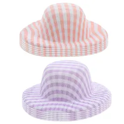 Sombreros de copa mini para muñecas: estilo elegante