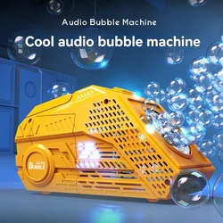Máquina de burbujas infantil automática con luz y música