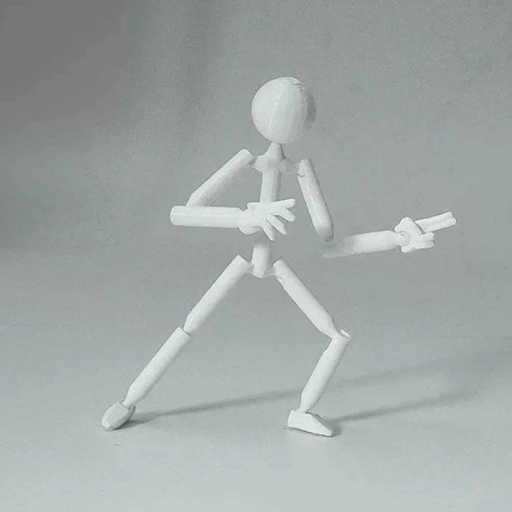 Muñeco robot articulado impreso en 3D, ensamblable - imagen 5