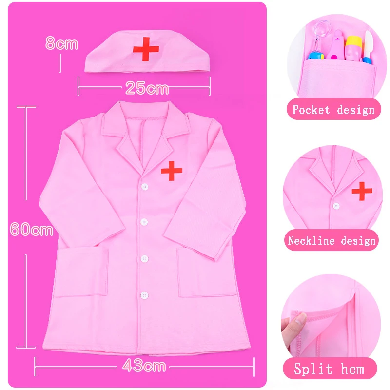 TMZ Maletín médico infantil – Set juego de rol para niños - imagen 5