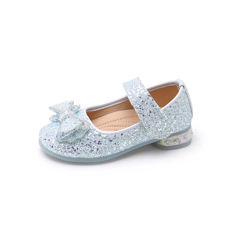 Le Fu zapatos de cuero para niña – Otoño princesa cómodos - imagen 2