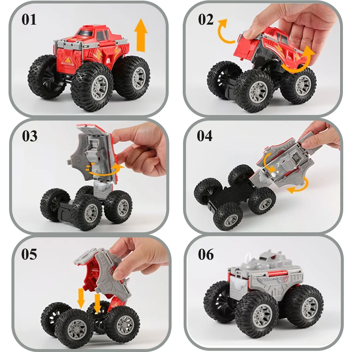 Vehicle de juguete en modo carrera