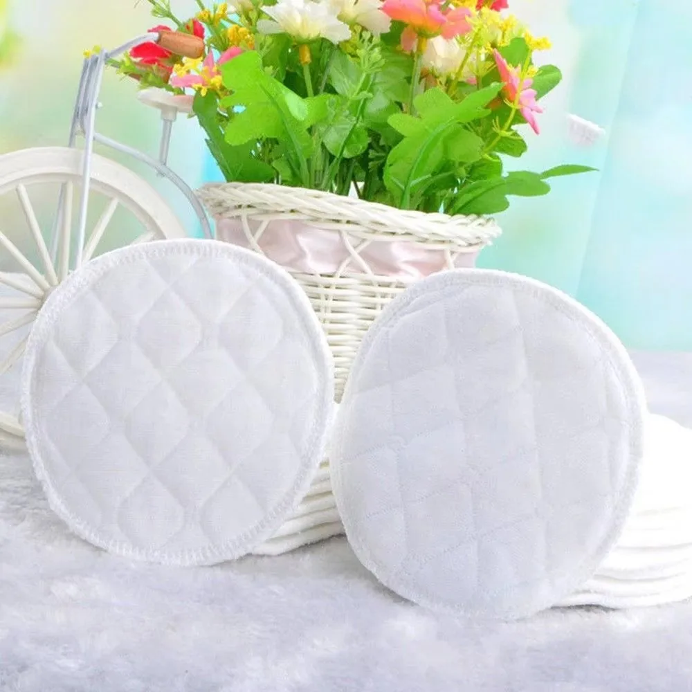 Almohadillas de lactancia lavables algodón suave antidesbordamiento - imagen 4