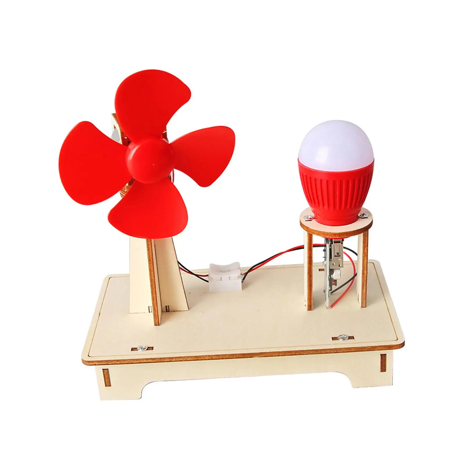 Kits de construcción en madera para niños: turbinas eólicas