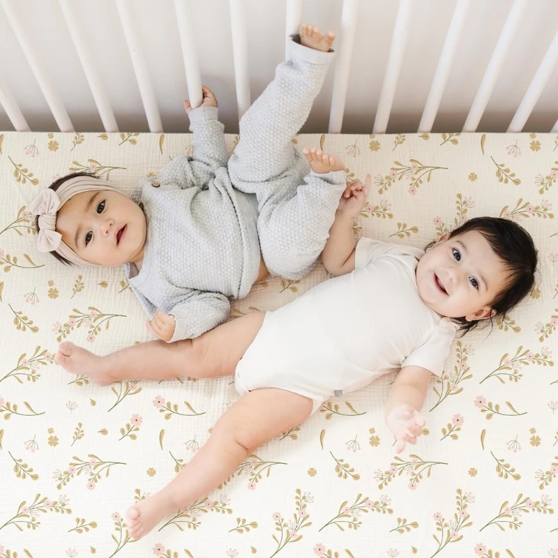 Sábana ajustable para cuna y moisés – Suave, transpirable