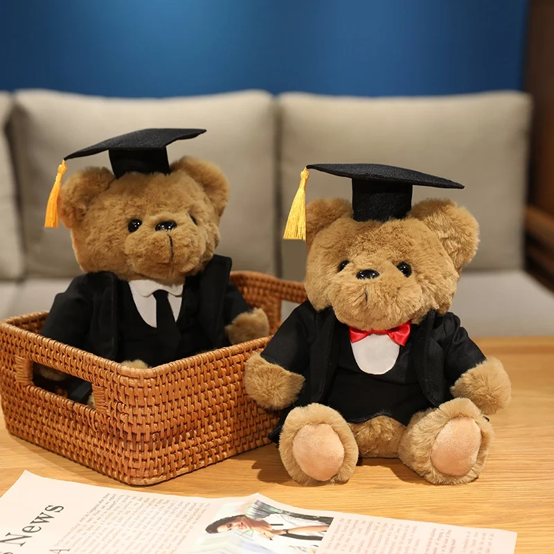 Peluche Dr.Bear de graduación: gorro médico tierno - imagen 2