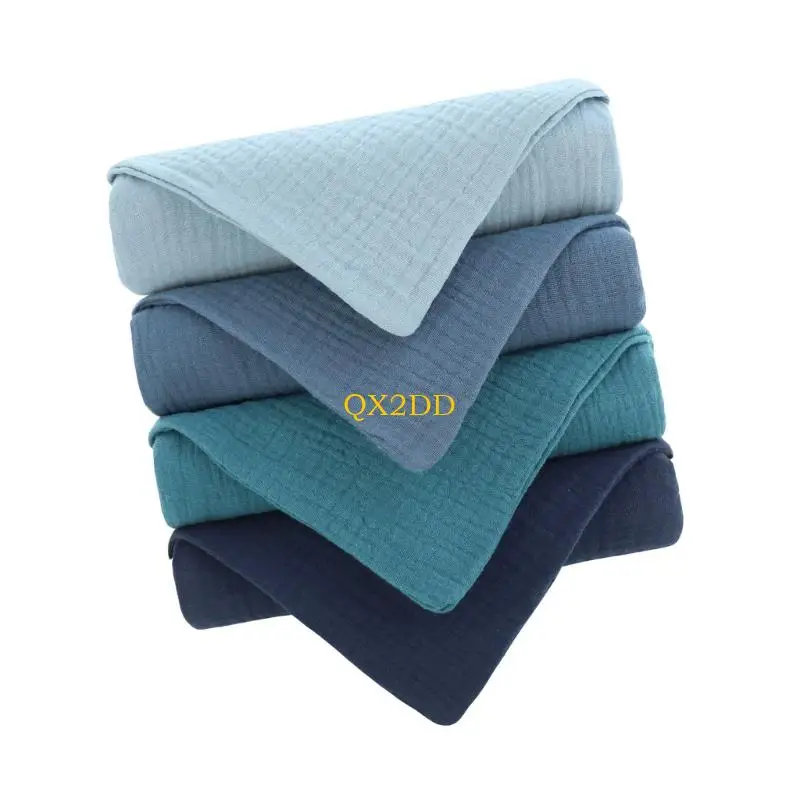 QX2D Toalla de algodón para bebé absorbente de secado rápido