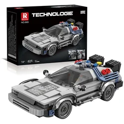 Coche de bloques Regreso al futuro para carreras