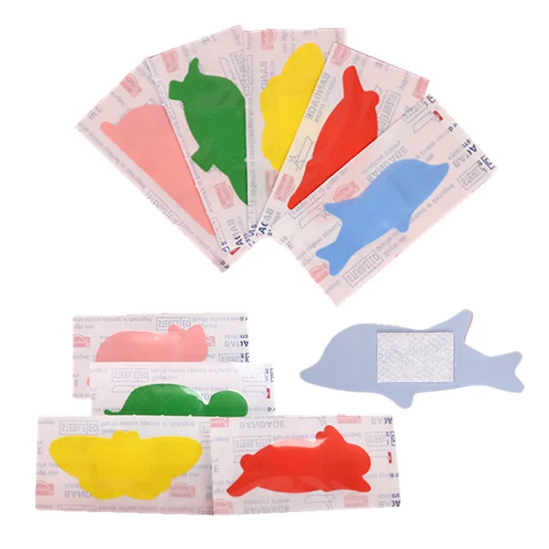 Vendajes adhesivos impermeables con diseños de animales