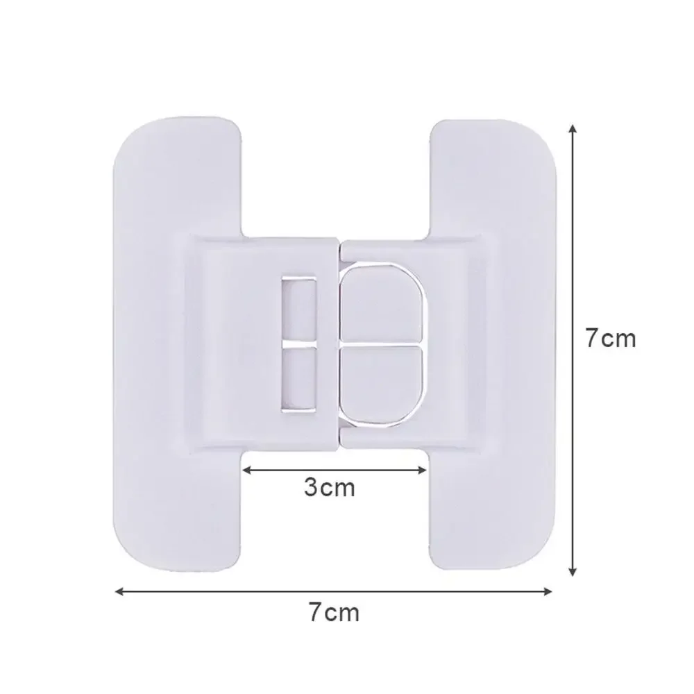 Cerradura de seguridad antiapertura para frigorífico ABS blanca - imagen 2