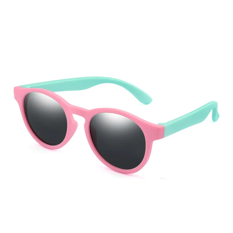 Gafas de sol para niños de silicona polarizadas, redondas - imagen 5