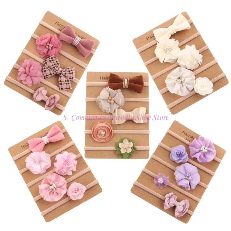 Conjunto transpirable para bebé con diadema floral y lazo mariposa - imagen 2