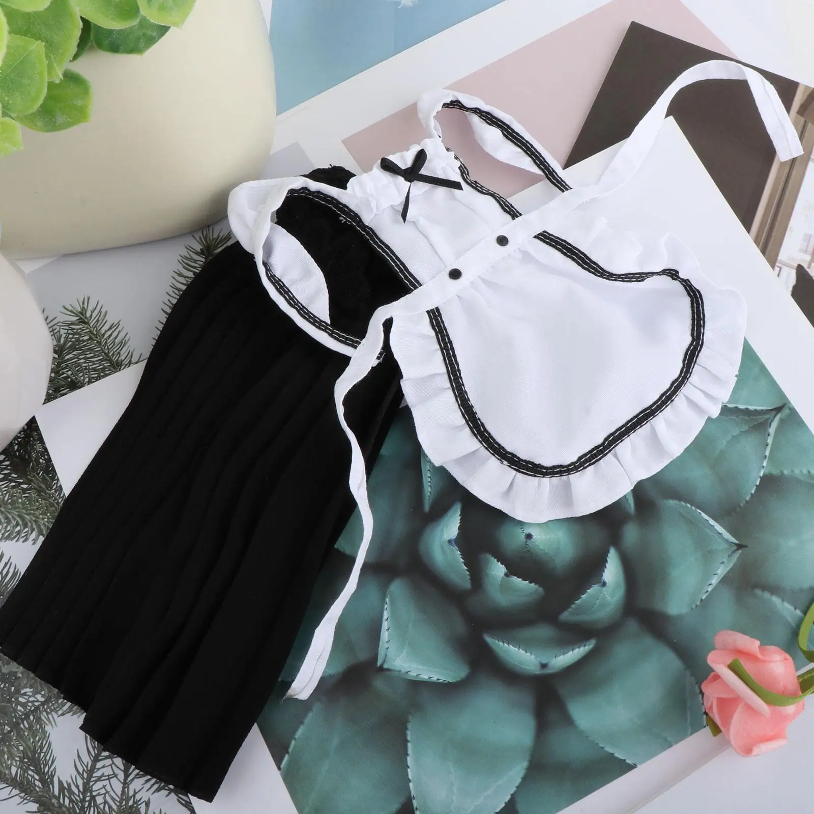 Vestido de sirvienta para muñeca estilo cosplay – Ropa BJD - imagen 5