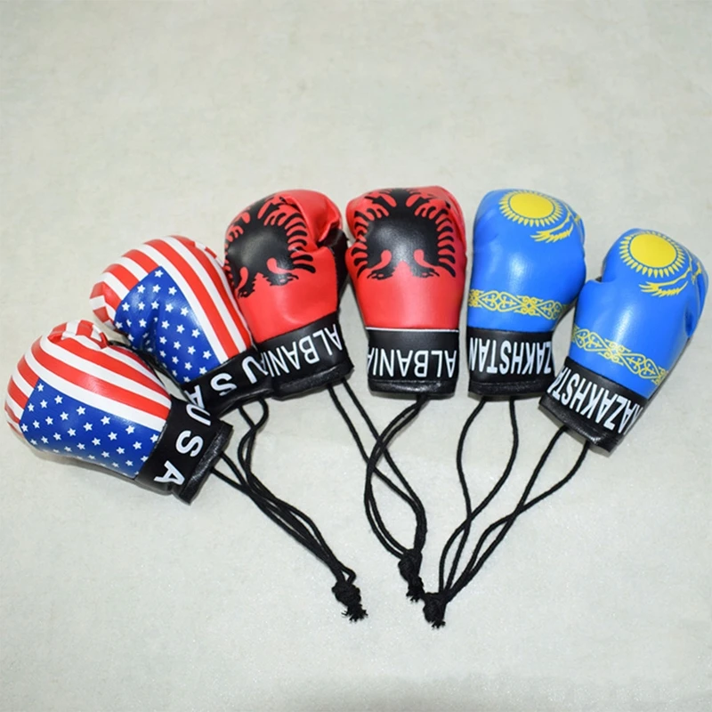 Guantes de boxeo simulados para sesión de fotos de recién nacido - imagen 4
