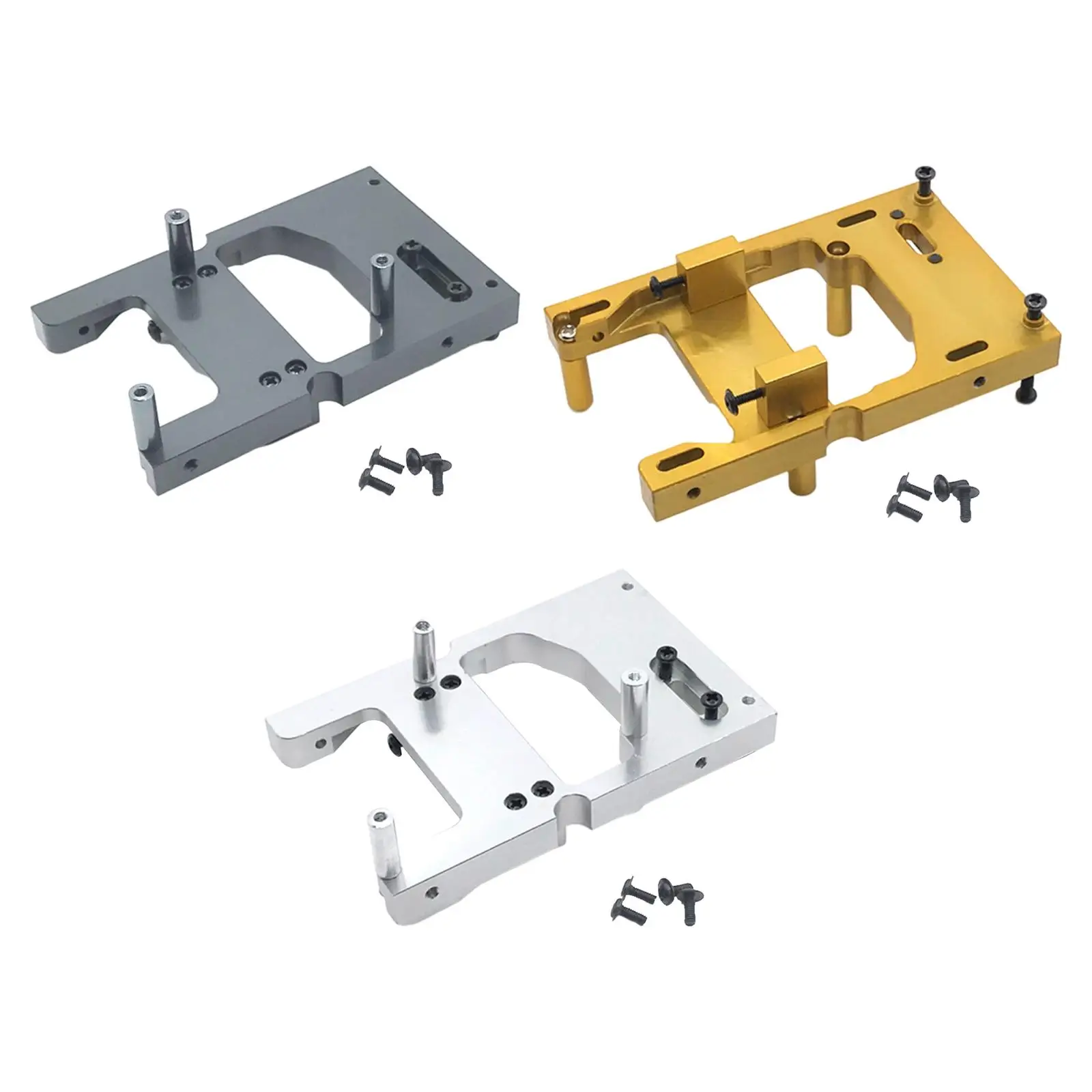 Soporte de montaje fijo metálico para servo de dirección RC - imagen 2