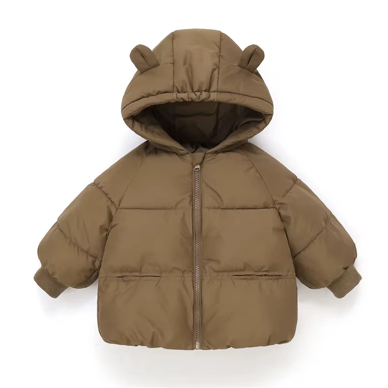 Chaqueta con capucha unisex y orejitas de dibujos para otoño