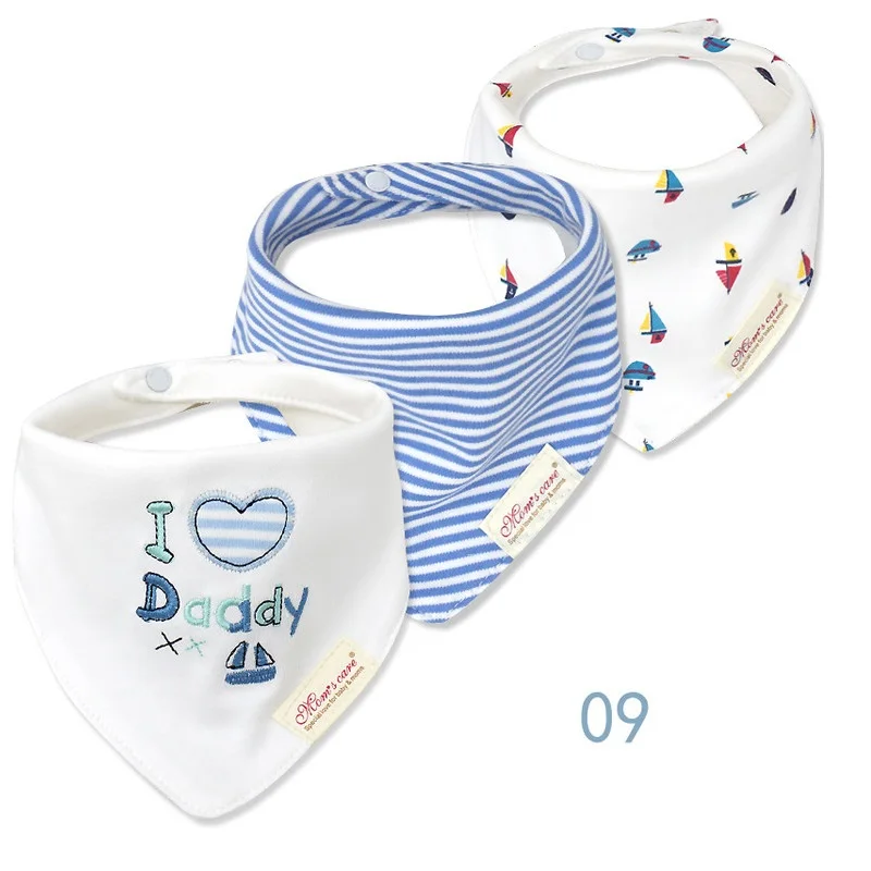 Babero bandana de algodón suave para bebé - imagen 4