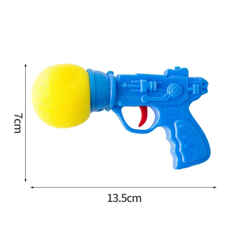 Pistola lanzabolas de esponja para niños juego interactivo