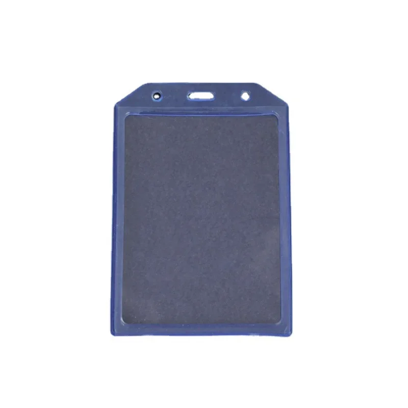 Portatarjetas PVC transparente vertical para nombre - imagen 2