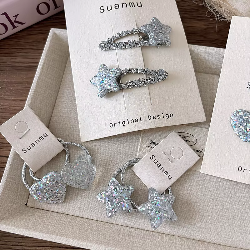 Diadema de estrella plateada para niña, estilo princesa y pony - imagen 2
