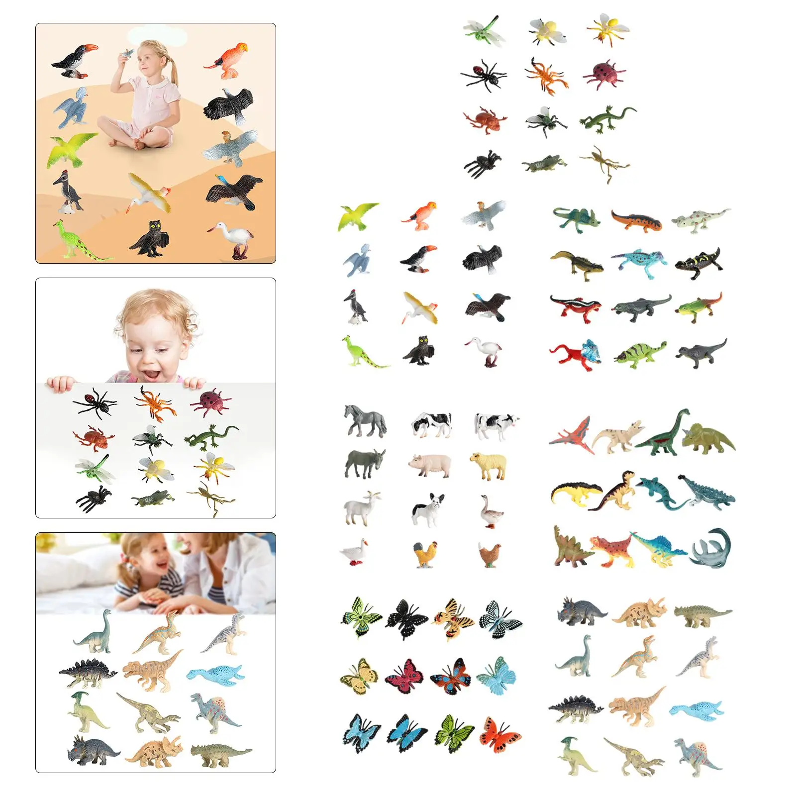 Figuras de animales realistas de plástico para niños y aula - imagen 5