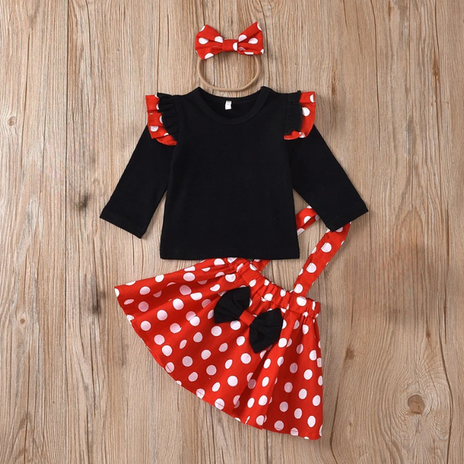 Disfraz de Minnie Mouse para niña – Diadema con lazo y lunares - imagen 4