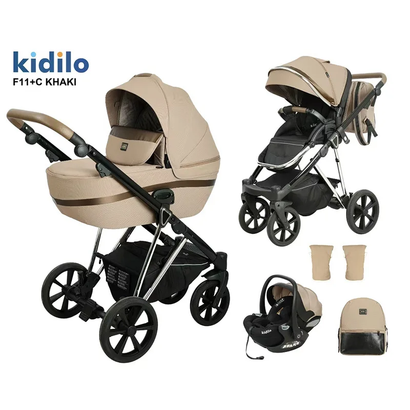 Cochecito Kidilo convertible de sentado a tumbado bidireccional - imagen 3