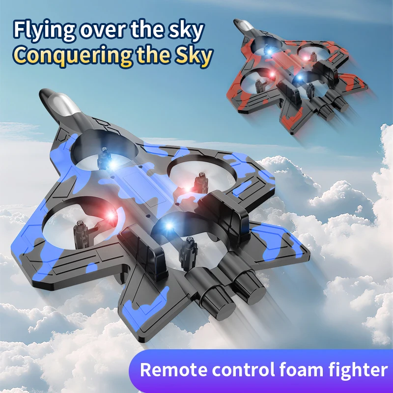 Avión de control remoto con luces LED y vuelo acrobático - imagen 3