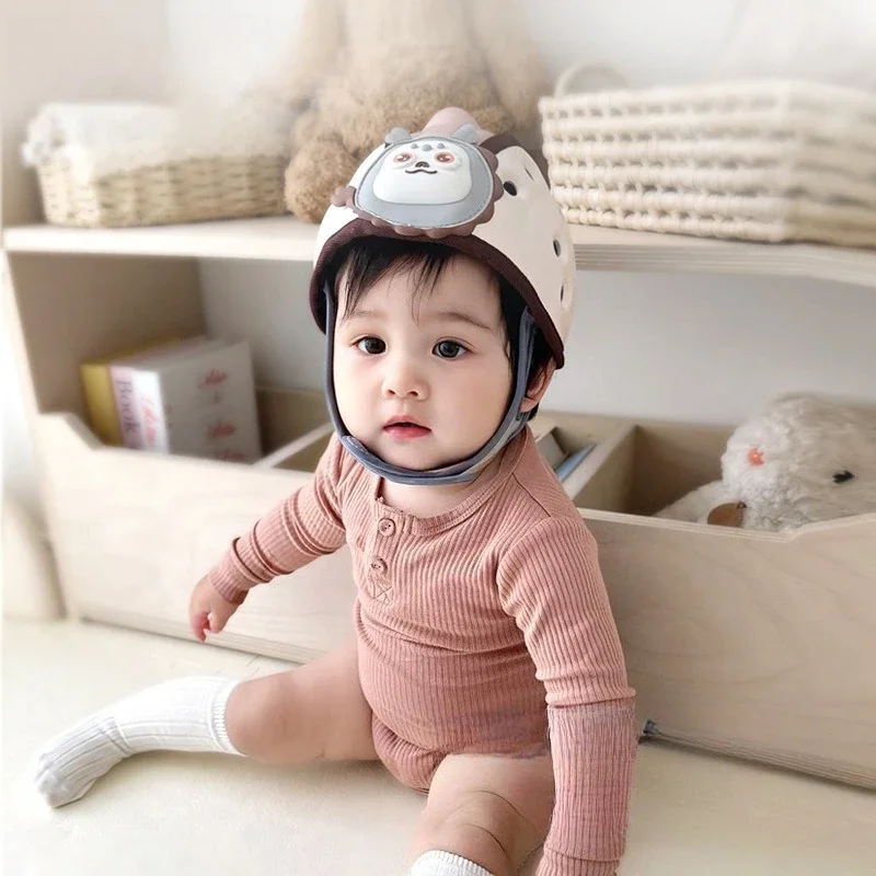 Casco protector transpirable para bebé ajustable, primeros pasos - imagen 2
