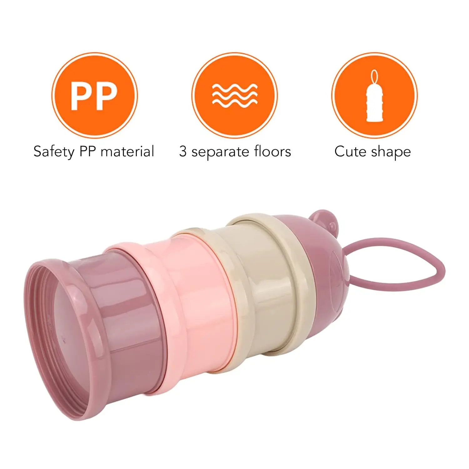 Organizador de leche en polvo para bebé – Portátil y extraíble - imagen 5